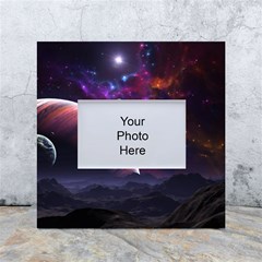 Clouds Fantasy Space Landscape Colorful Planet White Box Photo Frame 4  X 6  by Ravend