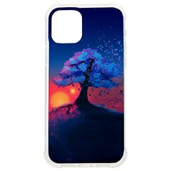 Dark Tree Sunset Landscape Art Iphone 12/12 Pro Tpu Uv Print Case