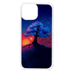 Dark Tree Sunset Landscape Art Iphone 13 Mini Tpu Uv Print Case