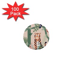 Kids Animals & Jungle Friends 1  Mini Buttons (100 Pack)  by Ravend