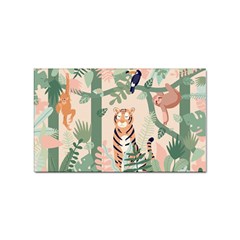 Kids Animals & Jungle Friends Sticker Rectangular (10 Pack) by Ravend