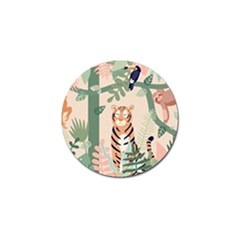 Kids Animals & Jungle Friends Golf Ball Marker (4 Pack) by Ravend