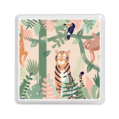 Kids Animals & Jungle Friends Memory Card Reader (square) by Ravend