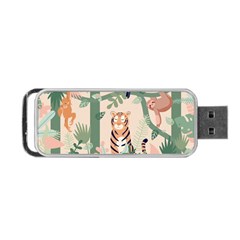 Kids Animals & Jungle Friends Portable Usb Flash (two Sides) by Ravend