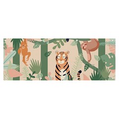 Kids Animals & Jungle Friends Banner And Sign 8  X 3  by Ravend