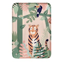 Kids Animals & Jungle Friends Rectangular Glass Fridge Magnet (4 Pack) by Ravend