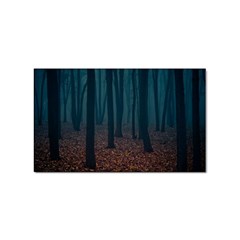 Dark Forest Nature Sticker Rectangular (100 Pack) by Ravend