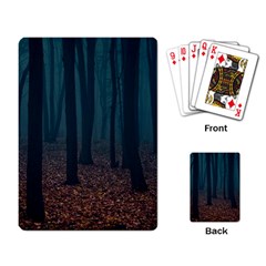 Dark Forest Nature Playing Cards Single Design (rectangle) by Ravend