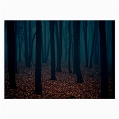 Dark Forest Nature Large Glasses Cloth (2 Sides) by Ravend