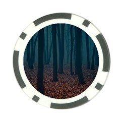 Dark Forest Nature Poker Chip Card Guard by Ravend