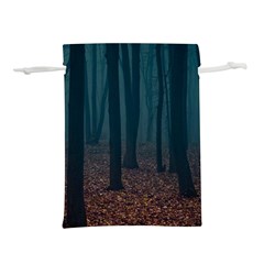 Dark Forest Nature Lightweight Drawstring Pouch (s) by Ravend