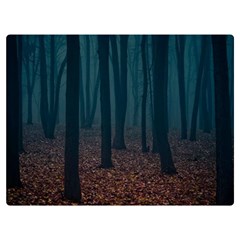 Dark Forest Nature Premium Plush Fleece Blanket (extra Small) by Ravend