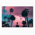 Nature Sunset Sky Clouds Palms Tropics Porous Postcard 4 x 6  (Pkg of 10) Front