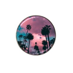 Nature Sunset Sky Clouds Palms Tropics Porous Hat Clip Ball Marker (4 Pack) by Ravend