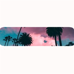 Nature Sunset Sky Clouds Palms Tropics Porous Large Bar Mat by Ravend