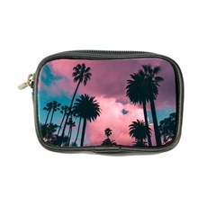 Nature Sunset Sky Clouds Palms Tropics Porous Coin Purse by Ravend