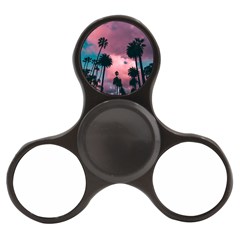 Nature Sunset Sky Clouds Palms Tropics Porous Finger Spinner by Ravend