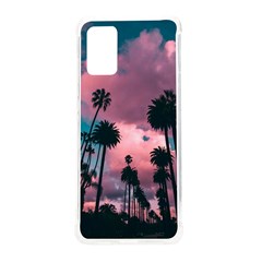 Nature Sunset Sky Clouds Palms Tropics Porous Samsung Galaxy S20plus 6 7 Inch Tpu Uv Case by Ravend