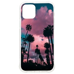 Nature Sunset Sky Clouds Palms Tropics Porous Iphone 12/12 Pro Tpu Uv Print Case by Ravend