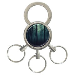 Dark Forest 3-Ring Key Chain