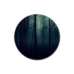 Dark Forest Rubber Round Coaster (4 pack)