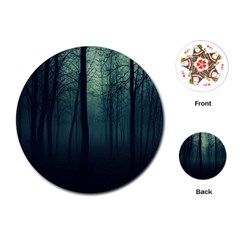 Dark Forest Playing Cards Single Design (Round)