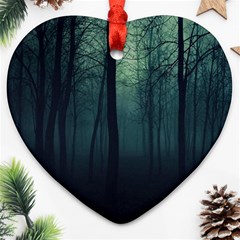 Dark Forest Heart Ornament (Two Sides)