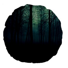 Dark Forest Large 18  Premium Flano Round Cushions