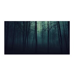 Dark Forest Satin Wrap 35  x 70 