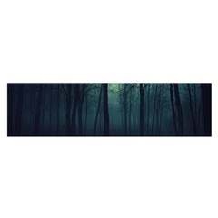 Dark Forest Oblong Satin Scarf (16  x 60 )