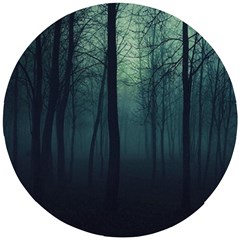 Dark Forest Wooden Puzzle Round