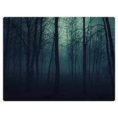 Dark Forest Two Sides Premium Plush Fleece Blanket (Extra Small)