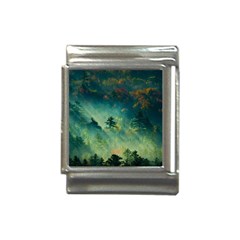 Green Tree Forest Jungle Nature Landscape Italian Charm (13mm) by Ravend