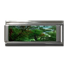 Jungle Forreast Landscape Nature Superlink Italian Charm (9mm) by Ravend