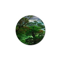 Jungle Forreast Landscape Nature Golf Ball Marker (10 Pack) by Ravend