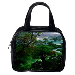 Jungle Forreast Landscape Nature Classic Handbag (one Side) by Ravend