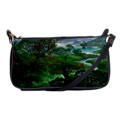 Jungle Forreast Landscape Nature Shoulder Clutch Bag by Ravend