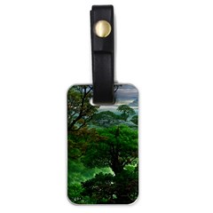 Jungle Forreast Landscape Nature Luggage Tag (one Side) by Ravend