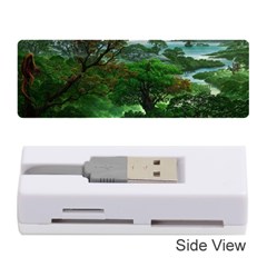 Jungle Forreast Landscape Nature Memory Card Reader (stick) by Ravend