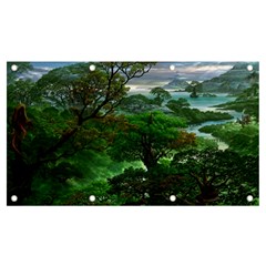 Jungle Forreast Landscape Nature Banner And Sign 7  X 4  by Ravend