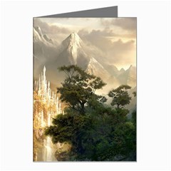 Natural Landscape Nature Vegetation Jungle Greeting Cards (pkg Of 8) by Ravend