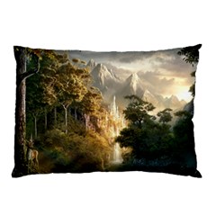 Natural Landscape Nature Vegetation Jungle Pillow Case by Ravend