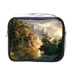 Natural Landscape Nature Vegetation Jungle Mini Toiletries Bag (one Side) by Ravend