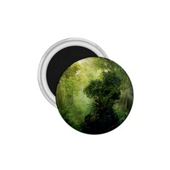 Green Beautiful Jungle 1 75  Magnets by Ravend