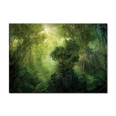 Green Beautiful Jungle Sticker A4 (100 Pack)