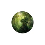 Green Beautiful Jungle Golf Ball Marker Front