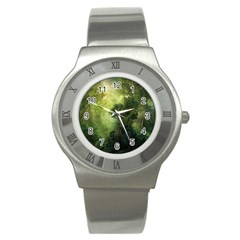 Green Beautiful Jungle Stainless Steel Watch by Ravend