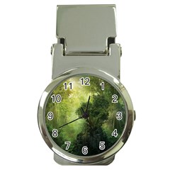 Green Beautiful Jungle Money Clip Watches by Ravend