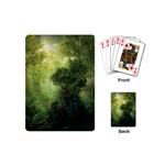 Green Beautiful Jungle Playing Cards Single Design (Mini) Back