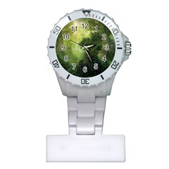 Green Beautiful Jungle Plastic Nurses Watch by Ravend